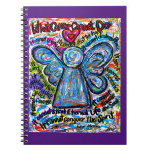 What Cancer Cannot Do Angel Art Notebook Journal