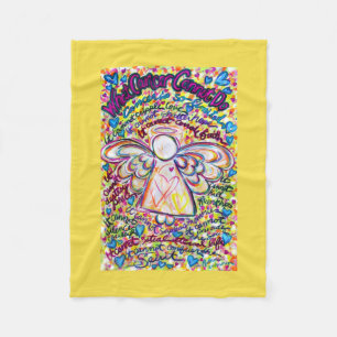 What Cancer Cannot Do Angel Chemo Custom Blanket