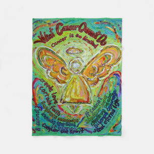 What Cancer Cannot Do Angel Chemo Custom Blanket