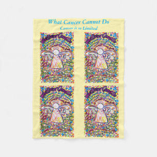 What Cancer Cannot Do Angel Chemo Custom Blanket