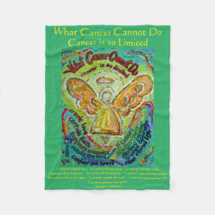What Cancer Cannot Do Angel Chemo Custom Blanket
