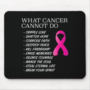 What Cancer Cannot Do - Awareness - Inspiration Mouse Pad