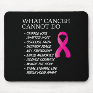 What Cancer Cannot Do - _ Awareness - Insration  Mouse Pad