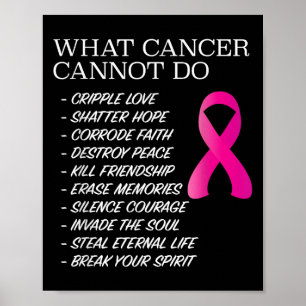 What Cancer Cannot Do - _ Awareness - Insration  Poster