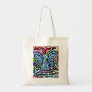 What Cancer Cannot Do Poem Angel Art Tote Bag