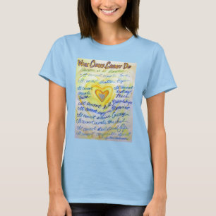 What Cancer Cannot Do Poem Angel Custom Shirts