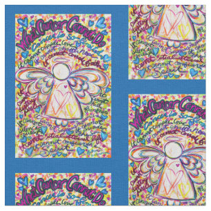What Cancer Cannot Do Poem Angel Fabric Material