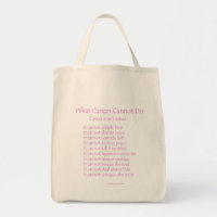 What Cancer Cannot Do Poem Tote Bag