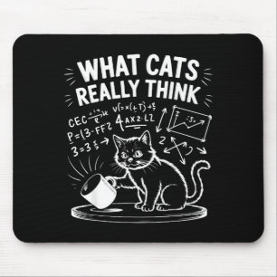 What cats really think funny cat meme physics humo mouse pad