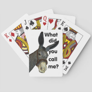 What did you call me? playing cards