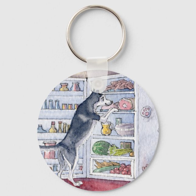 What do I fancy for supper tonight? Key Ring (Front)
