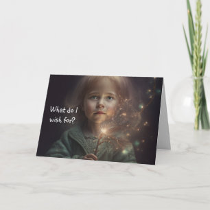 WHAT DO I WISH FOR? THANK YOU CARD