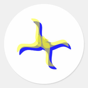 what do you see classic round sticker