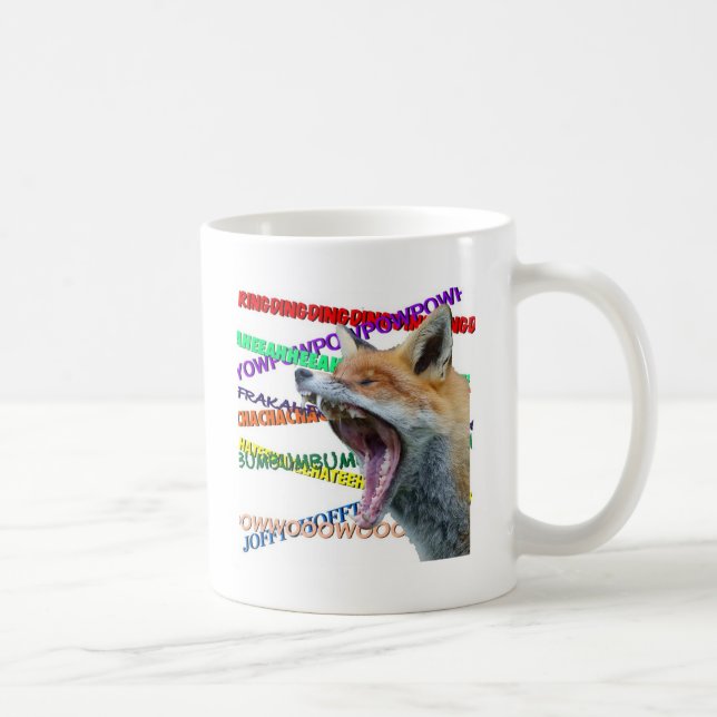 What Does the Fox Say? Coffee Mug (Right)
