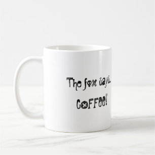 What does the fox say mug