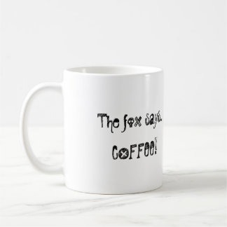 What does the fox say mug
