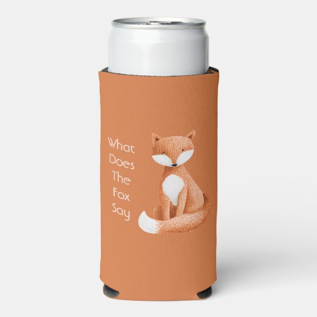 What Does the Fox Say? Seltzer Can Cooler (Seltzer Front)