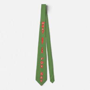 What Does The Fox Say Tie