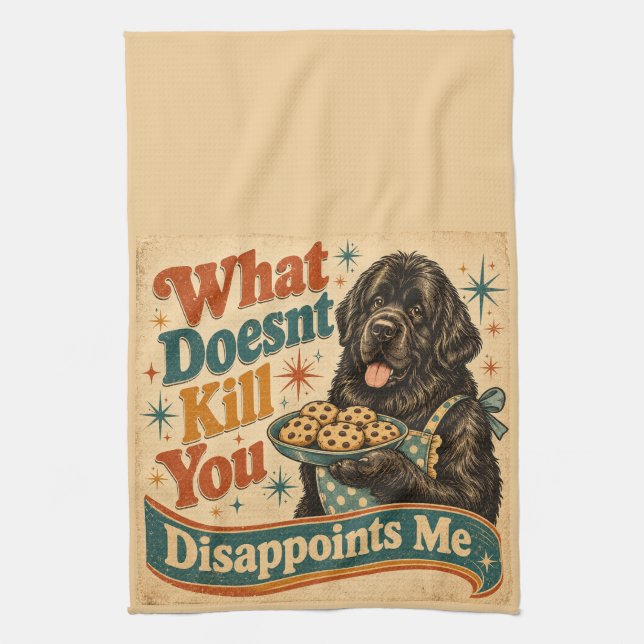 What Doesn’t Kill You Disappoints Me Tea Towel (Vertical)