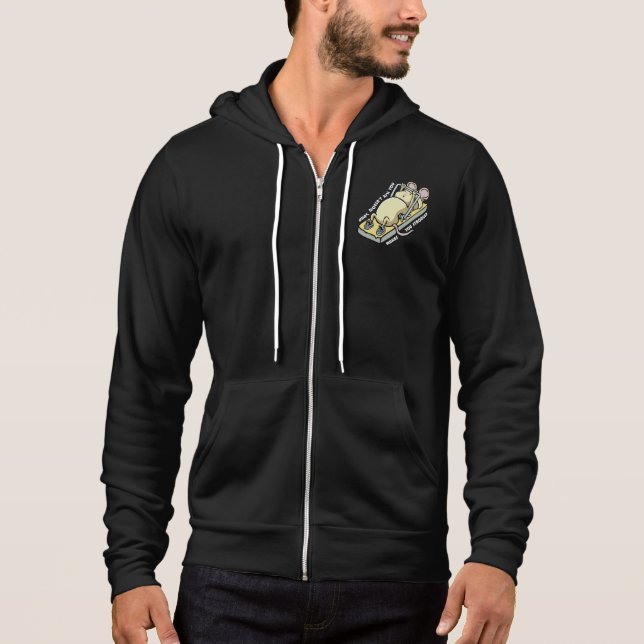 What doesnt kill you makes you stronger (dark) hoodie (Front)