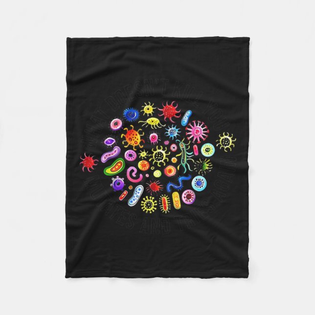 What Doesn't Kill You Mutates And Tries Again Micr Fleece Blanket (Front)