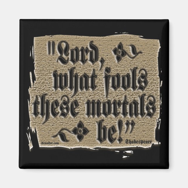 What Fools Magnet (Front)