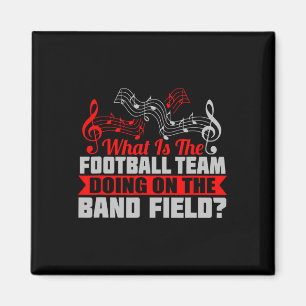 What Football Team On Marching Band Field Funny Gi Magnet