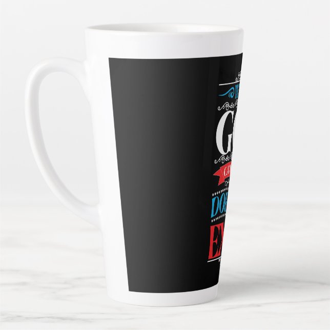 What God Cannot Do Does Not Exist Latte Mug (Left)