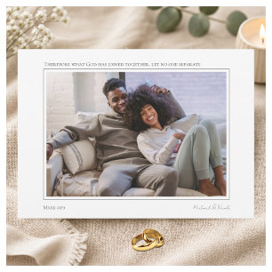 What God Has Joined Personalised Couple Card