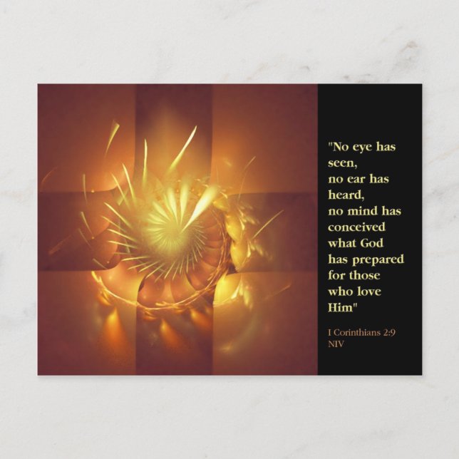 What God Has Prepared Postcard (Front)