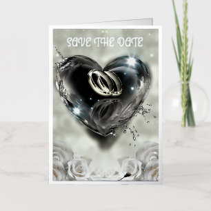 What God Has Put Together Save The Date Foil Greeting Card