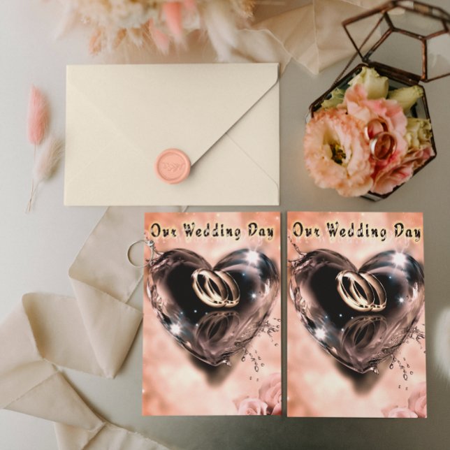 What God has Put Together Wedding (Silver) Foil Invitation Postcard (Creator Uploaded)
