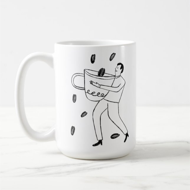 What goes best with a cup of coffee? Another cup (Left)