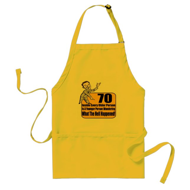 What Happened 70th Birthday Gifts Standard Apron (Front)