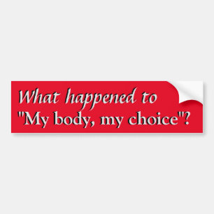 What happened to? bumper sticker