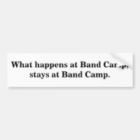 What happens at Band Camp,stays at Band Camp.