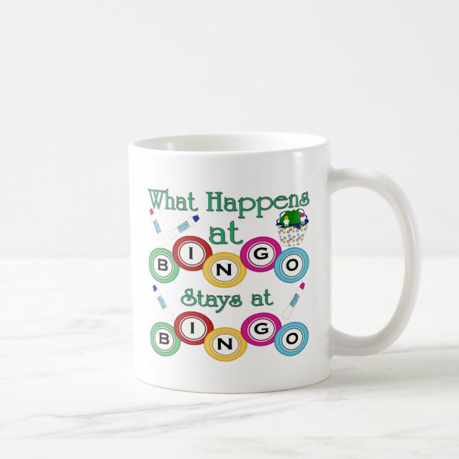 What Happens at Bingo Coffee Mug (Right)
