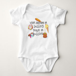 What Happens at Bubbie's STAYS at Bubbie's Baby Bodysuit
