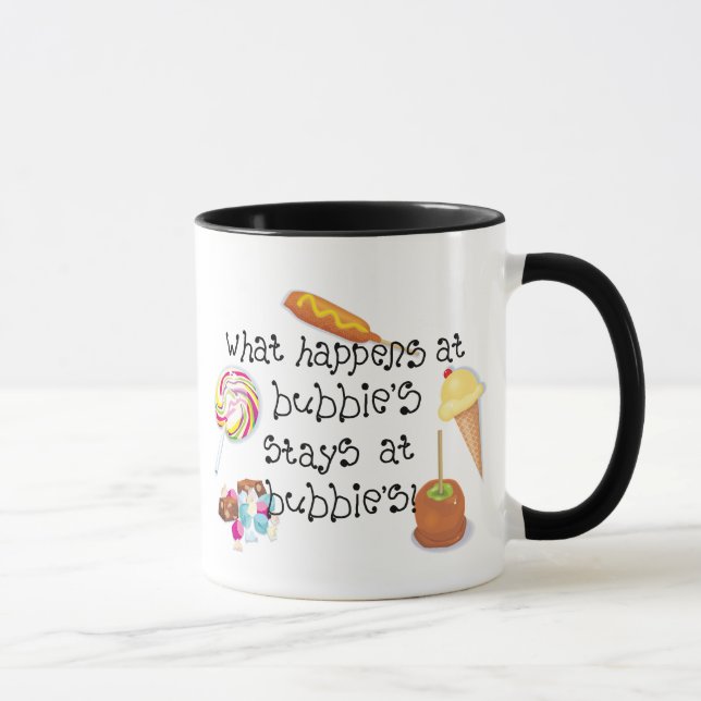 What Happens at Bubbie's STAYS at Bubbie's Mug (Right)