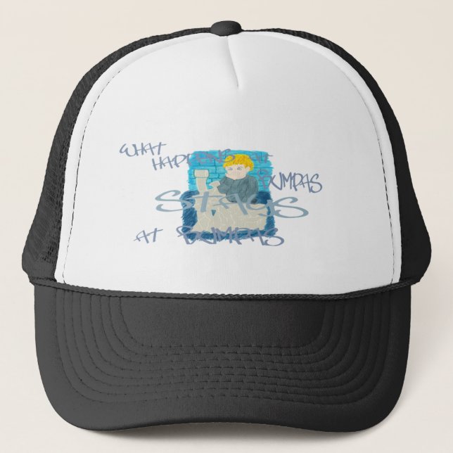 What Happens At Bumpas Trucker Hat (Front)