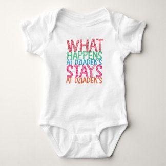 What happens at Dziadek's stays at Dziadek's Baby Bodysuit