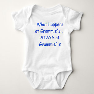 What happens at Grammy's .. STAYS at Grammy's Baby Bodysuit