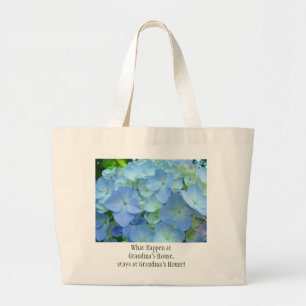 What happens at Grandma House, stays at Grandma's Large Tote Bag