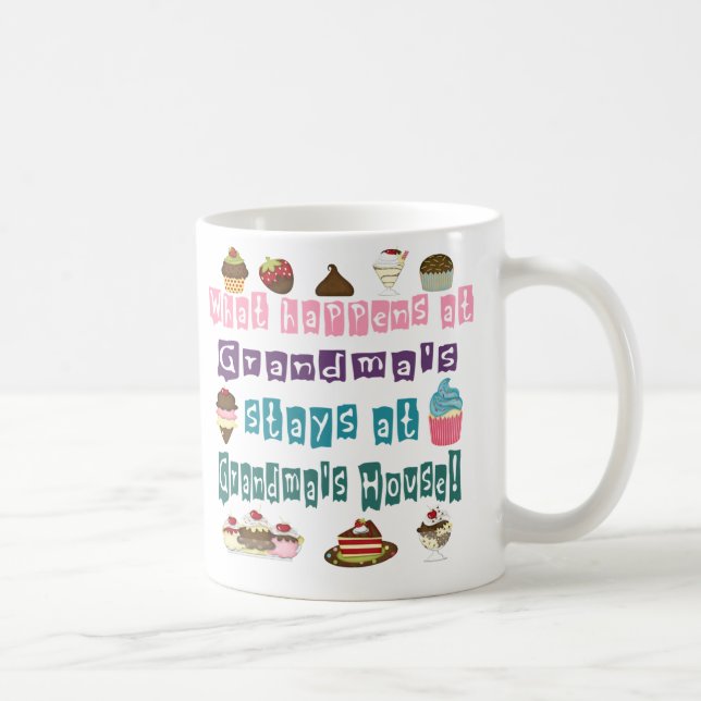What happens at Grandmas Coffee Mug (Right)