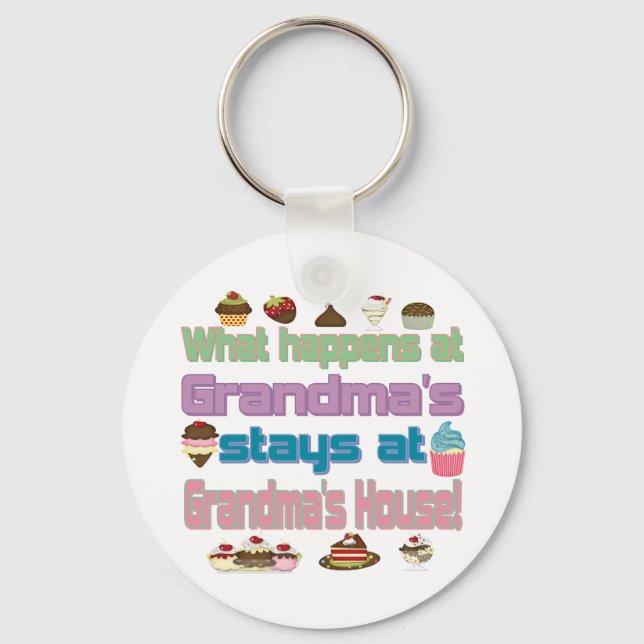 What happens at Grandmas Key Ring (Front)