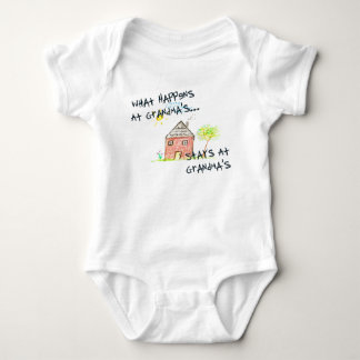 What Happens At Grandma's Sleeper Baby Bodysuit