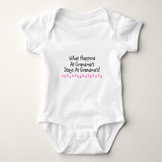 What Happens At Grandmas Stays At Grandmas Baby Bodysuit