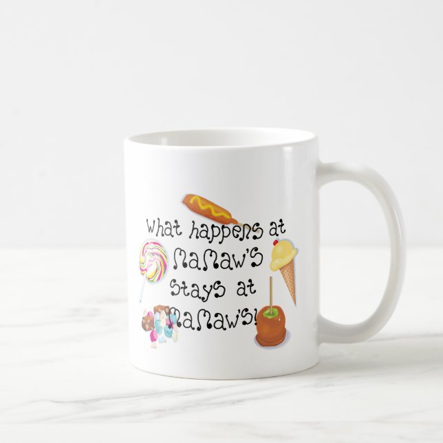 What Happens at Mamaw's STAYS at Mamaw's Coffee Mug (Right)