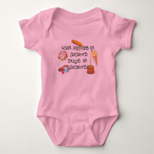 What Happens at Memere's STAYS at Memere's Baby Bodysuit