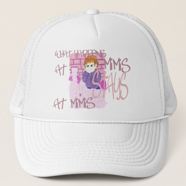 What Happens At Mimis Trucker Hat (Front)